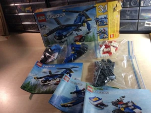 Nicht mehr im Handel erhältlich LEGO 3 in 1 Creator #31049 Twin Spin Hubschrauber 326 Stck. mit Karton 100 % - Bild 1 von 4