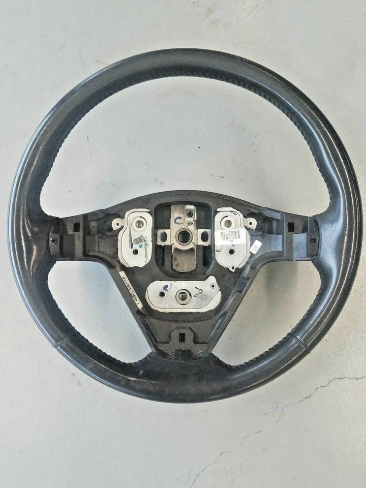 05-07 CADILLAC STS LEATHER STEERING WHEEL BLACK 25755662 W/O HEATED - Image 1 of 3