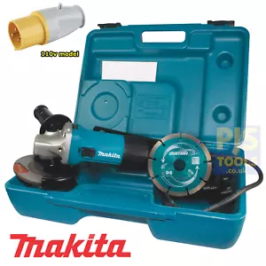 Makita GA4530RKD 110V 115 mm 4,1/2" Winkelschleifer Kit * 3 Jahre Garantieoption * - Bild 1 von 4