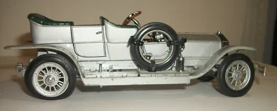 Franklin Mint 1907 Rolls-Royce Silver Ghost 1:24 Diecast DAMAGED Vintage Car - Image 1 of 4