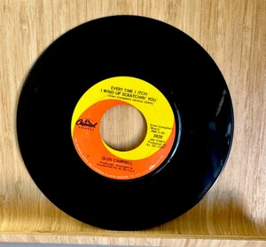 GLEN CAMPBELL GALVESTON / EVERY TIME I ITCH I WIND UP... VINYL 45 Jukebox Single - Bild 1 von 12