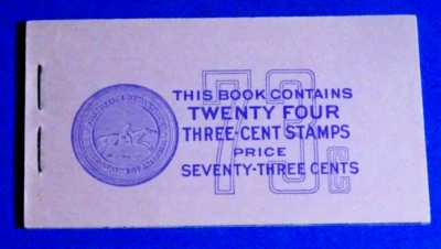 US BK105 LIBERTY 3 CENT 73¢ COMPLETE BOOKLET SC# 1035a (4) MNH NICE CONDITION#2 - Image 1 of 3
