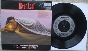 Meat Loaf - I Would Do Anything For Love / Back Into Hell - EX- 45 + Card PS - Picture 1 of 2