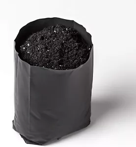 Plastic Plant Nursery Pot/Pots 100 pcs 4.7"/9.8" 12/25cm 0.26 gal Seed Starter - Picture 1 of 3