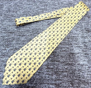 Corbata John Holland 100 % seda pura oro oso de peluche diseño abejorro 59/60" longitud - Imagen 1 de 16