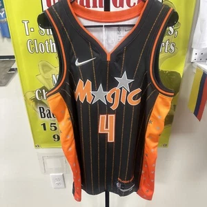 Camiseta deportiva negra Orlando Magic Jalen Suggs #4 Nike Swingman. Hombre Talla 48-L - Imagen 1 de 15