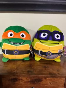 NEU MIT ETIKETT 10" Mattel CUUTOPIA Michelangelo und Donatello TMNT + GRATIS Geschenk - Bild 1 von 3