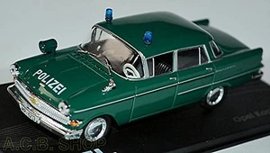 Opel Capitaine Pii 1959-64 Police Allemagne Allemand Police 1:43 Ixo - Imagen 1 de 3
