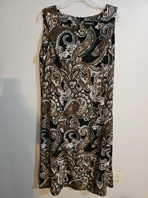 Studio 1 Women Dress  Size  16  100% Polyester Multi-Color Paisley — 第 1/4 张图片