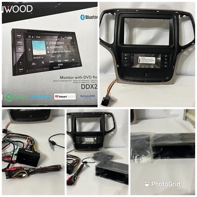 Kenwood DDX26BT 6.2" Bluetooth Cr1309 Keep Grand Cherokee 2014-2016 ￼ Dash Kit - Image 1 of 4