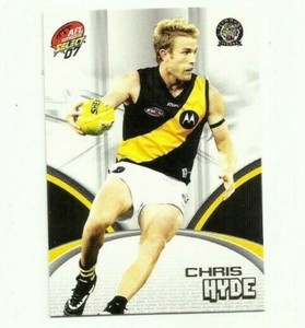 2007 AFL select SUPREME RICHMOND CHRIS HYDE CARD # 139 