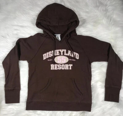 Disneyland Resort Sudadera con Capucha Juvenil Talla Mediana Clásica 55 Original Marrón Foto 1 de 4