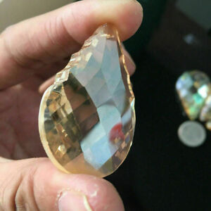 50MM Light Part Suncather 5Pcs Crystals Prism Window Decor Champagne Chandelier