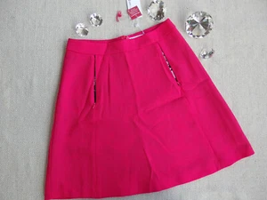 Target City Slim Fit Aline Skirt NWT Red Barberry Colour Skirt Sz 6 Waist 68 cm - Picture 1 of 5