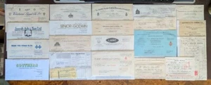Vintage Business Letterhead Lot x20 – Industrial, Engineering, Timber, Insurance - Picture 1 of 6