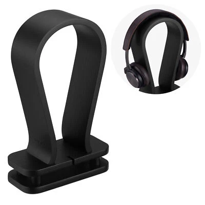 Support pour Casque Audio Unviversel en Bois avec Support pour Câble - Photo 1/4