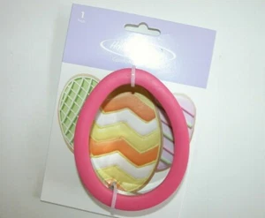 NWT NEW Holiday Home Pink Egg Cookie Cutter Easy Grip Spring Easter - Picture 1 of 1