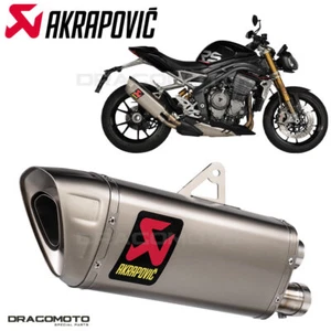 TRIUMPH SPEED TRIPLE 1200 RS 2021-2024 Exhaust AKRAPOVIC Titanium S-T12SO5-HA... - Picture 1 of 8