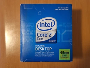 Processore/CPU Intel Core 2 Duo E8400 LGA775 *nuovo e sigillato in fabbrica*BX80570E8400 - Foto 1 di 2