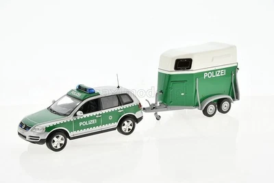 VOLKSWAGEN Touareg POLIZEI Dresden 2002 1/43 MINICHAMPS 402052090 - Image 1 of 4