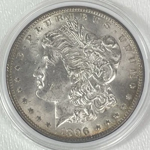 1896 P $1 Morgan Silver Dollar Philadelphia Mint Circulated Uncertified - Picture 1 of 7