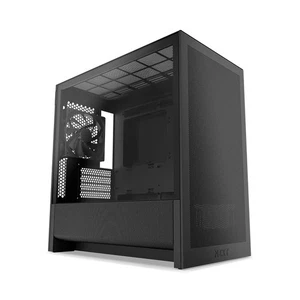 NZXT CC-H31FB-01 Computer Case - H3 FLOW Mid Tower Tinted TG Black Retail - Picture 1 of 7