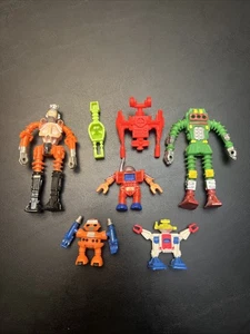 Vintage Arco Robot Zone Figures W/ Accessories & Mini Roguns Companions 1985 - Picture 1 of 8