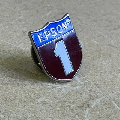 PIN: EPSON Computer Printers Pin - Vintage Original - Very Rare - Image 1 of 2