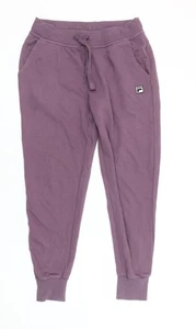 Fila Womens Purple Jogger Sweatpants Size S Cotton Blend Activewear - Picture 1 of 12