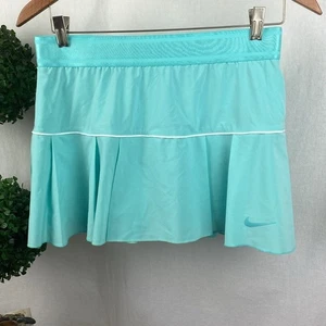 Nike Blue & White Mini Tennis Athletic Skirt Skort M - Picture 1 of 5