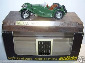 Age D'Or Solido Old Jaguar SS 100 1938 Dark Green Brown Seats 1/43 In Box - Picture 1 of 1