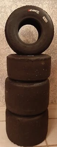 Evinco Red 11 X 7.10-5, 10 X 4.60- 5 go kart tires. Set of Four. ART Tony Kart - Picture 1 of 1