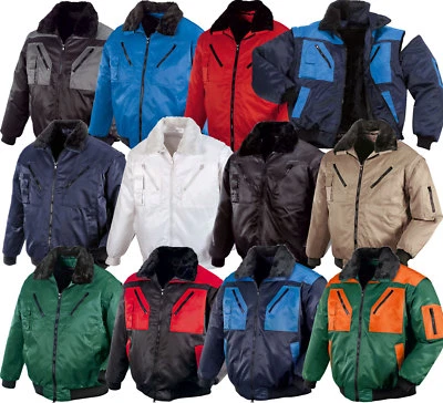 TEXXOR Pilotenjacke Fliegerjacke mit 4 in 1 Funktionen in vielen Farben zur Auswahl