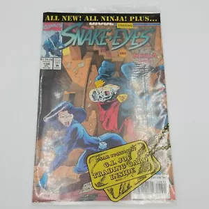 G.I. Joe Starring Snake Eyes & Ninja Force #138 sigillato con carta Marvel Comics 1993 - Foto 1 di 11