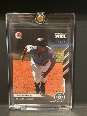 2020 BOWMAN NEXT Prospect Pool #PP-22 JULIO RODRIGUEZ 14/99MARINERS ROTY 🔥 - Image 1 of 2