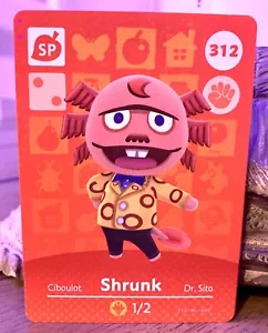 SHRUNK Animal Crossing Series 4 Amiibo Card #312 Nintendo Sparkle - Picture 1 of 1