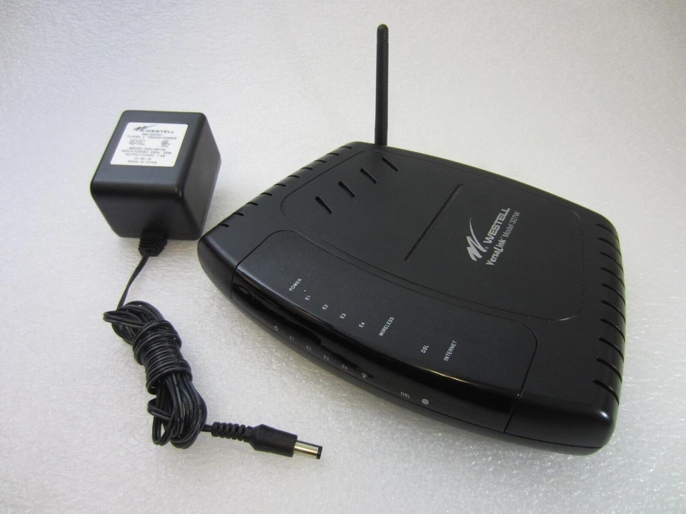 Westell VersaLink 327W 4-Port DSL Modem Wireless WiFi Router Excellent Condition - Image 1 of 1