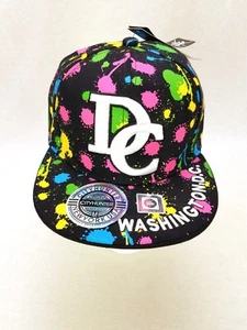 Washington DC City Hunter Medium Fitted Hat NEW w/Tags Paint Splatter - Picture 1 of 7