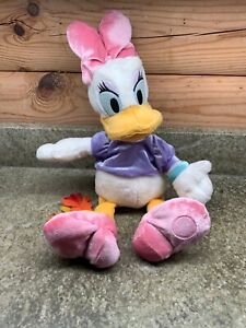 Daisy Duck Disney Store Authentic Plush Stuffed Animal Doll 18" Lavender Purple 
