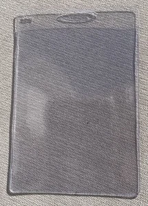 5er Set BCW Kunststoff Personalausweis Abzeichenhalter, vertikal klar PVC Kartenhalter - Bild 1 von 2