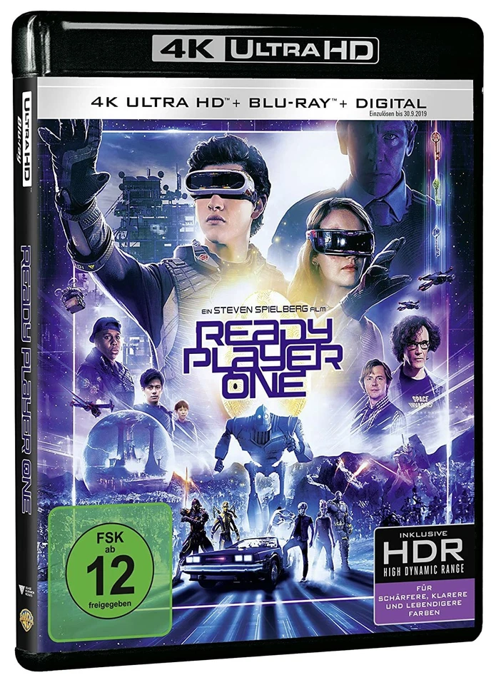 Ready Player One 4k UHD Blu Ray