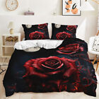 Flowers Pattern Donna Quilt Cover Cover Bedroom Decor Rose Bedding Set