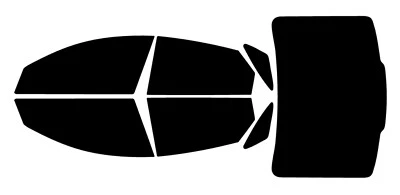 Tinta de janela para Jaguar XJ Sedan 2010-2019 kit de filme de carro nano cerâmica pré-cortado - Imagem 1 de 4