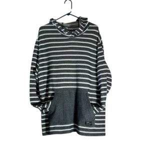 Hurley Hoodie Size XL Men’s Pullover Black Green White Stripe Long Sleeve - Picture 1 of 10
