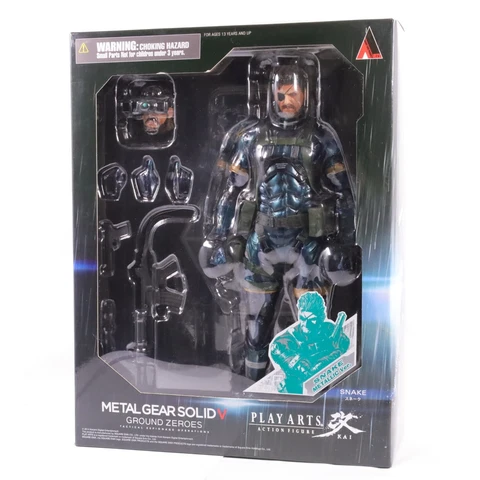Metal Gear Solid V Snake Metallic ver. Play Arts Kai Square Enix Action Figure Cover