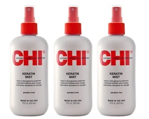 CHI Keratin Mist Leave-in Strengthening Treatment 12oz 3pc Combo - Picture 1 of 2