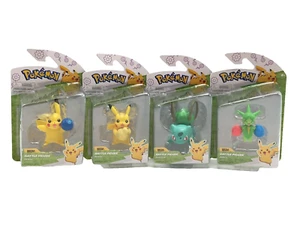 Pokemon Battle Figure Full Set 2025 Easter Spring Pikachu Bulbasaur Roselia NEW - Picture 1 of 9