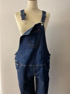 Vintage 90s Dolce Attese Denim overalls | Stylish One Piece maternity jumpsuit - Picture 1 of 10