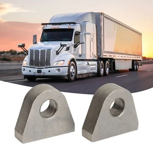 2pcs Shackle Mount Heavy Duty 1 Inch Thick Steel Weld On Shackle Clevis Mounts - Picture 1 of 12