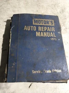 πππππMotor's Auto Repair Manual 1973 36th Edition Hardcover Camaro Ford - Picture 1 of 12